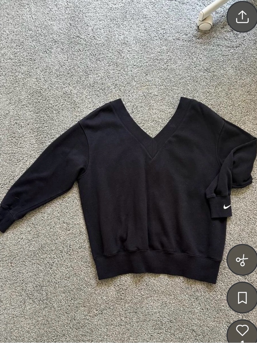 Nike Off the Shoulder Crewneck